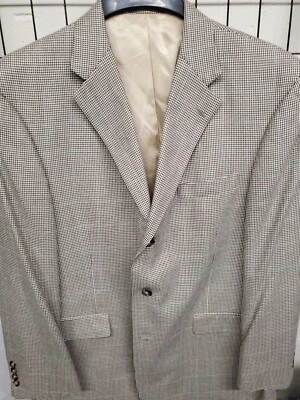 Blazer Austin Reed Hombres 44R Calce Clásico Pura Seda Abrigo Deportivo Chaqueta EE. UU. COMO NUEVO Foto 1 de 4