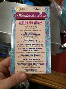 Audio Cassette Murder For love Multiple Mysterys sealed Higgins Clark Carol Oats - Imagen 1 de 6