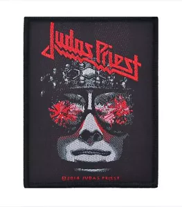 Judas Priest Hell Bent For Leather sew on cloth patch 100mm x 75mm - Imagen 1 de 1