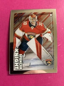 2022-23 Topps Chrome NHL Sticker Collection #221 Spencer Knight - Picture 1 of 2