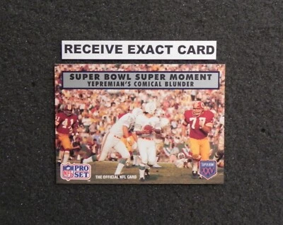 1990 PRO SET SUPER BOWL MOMENT _ Exact Card #141 - Image 1 of 2