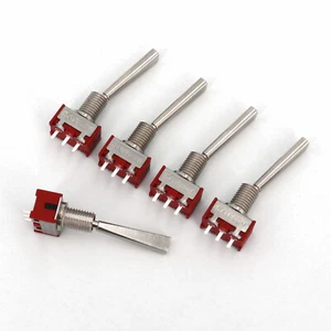 5Pcs T7013-U2 3Pin ON-ON SPDT Long Flat Handle Remote Control Mini Toggle Switch - Picture 1 of 5