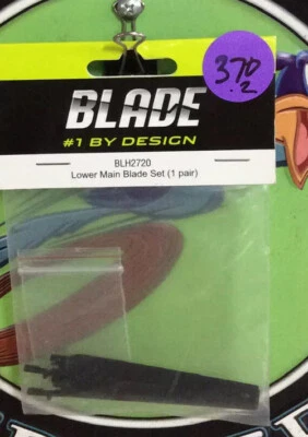 Blade BLH2720:Scout CX Upper and Lower Main Blade Set {1pr} NewInPack🇺🇸Shipped - Image 1 of 2