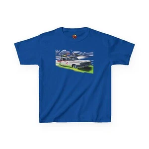 Boys ghost busters ecto-1 Kids Tee, Youth movie Car Lover Children's gift - Picture 1 of 33