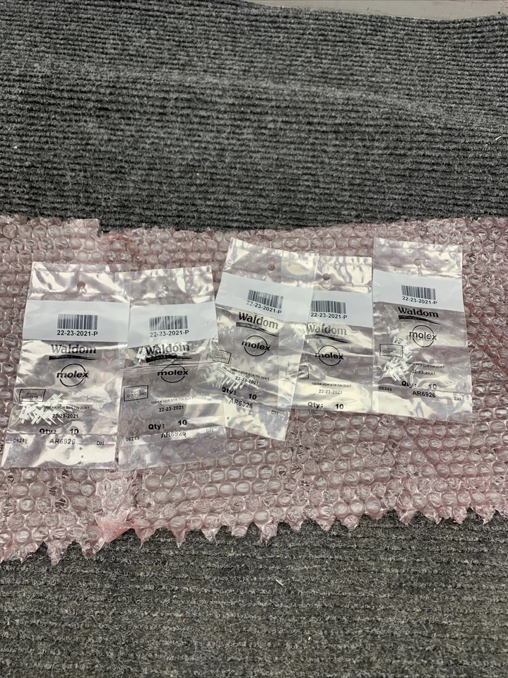  Nuevo Lote de 5 en Bolsa de Fábrica Conector WALDOM MOLEX 22-23-2021-P (PAQUETE de 10) Foto 1 de 4