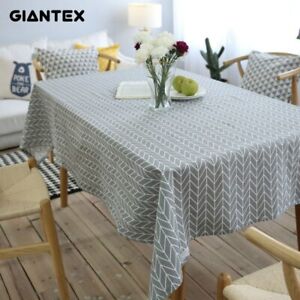 Table Cloth Cotton Linen Tablecloth Rectangular Tablecloths Dining Table Cover
