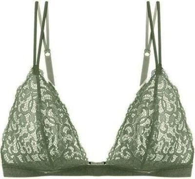 Женский треугольный бюстгальтер Brigitte Paul and Joe Cosabella, зеленый для винтовки, S/M - Изображение 1 из 4