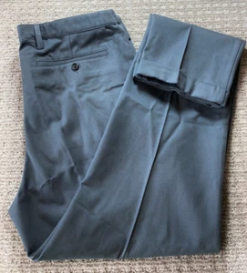 $65 New Lands' End Men's Tailored Fit No Iron Chino Pants Charcoal 36x33 - Picture 1 of 13