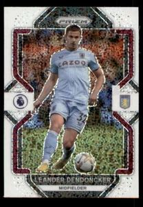 2022-23 Panini Prizm Premier League Leander Dendoncker White Sparkle Free Ship - Picture 1 of 2