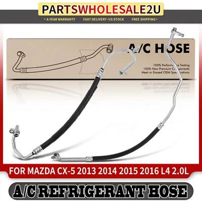 2x Conjunto de manguera de succión y descarga de aire acondicionado para Mazda CX-5 2013 2014-2016 L4 2,0 L Foto 1 de 4