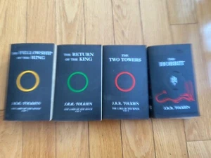 THE LORD OF THE RINGS & THE HOBBIT by J R R Tolkien MARINER ALL 4 SC - Picture 1 of 5