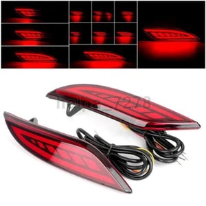 Luz trasera reflectora de parachoques LED luz trasera señal de giro para Chevy Malibu 2016-22 - Imagen 1 de 10