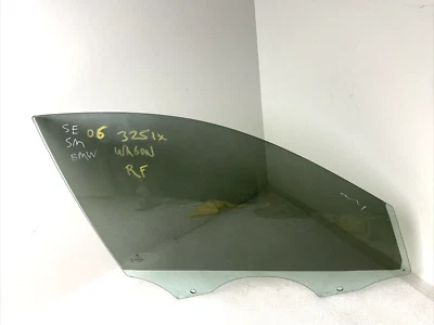 BMW 325iX 2006 puerta delantera derecha pasajero ventana vidrio fabricante de equipos originales Foto 1 de 4