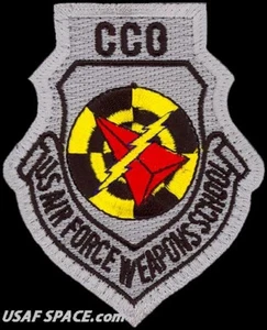 USAF WEAPONS SCHOOL -COMMAND & CONTROL OPERATIONS DIVISION- ORIGINAL 3.5" PATCH - Picture 1 of 3