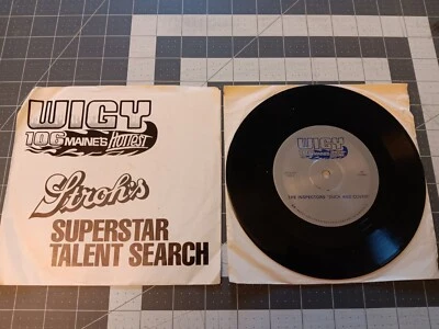 1985 STROH'S SUPERSTAR TALENT SEARCH - WIGY MAINE RADIO 45 RPM PRIVATE RARE ROCK - Image 1 of 4