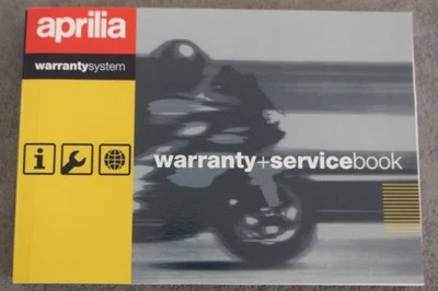 Aprilia Garantie und Serviceheft (Ohne Einträge) Feb. 2015 - Wartungsheft - Bild 1 von 4