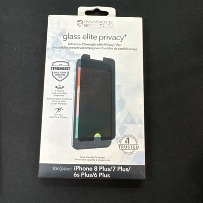 Cristal Zagg Elite Privacidad + iPhone 8 Plus/7 Plus/ 6s Plus/ 6 Plus Foto 1 de 2