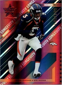 2004 Leaf Rookies and Stars Longevity Ruby #130 Romar Crenshaw /199 - NM-MT - Picture 1 of 2