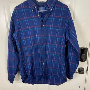 Camisa Pendleton Sir Pendleton de lana a cuadros con botones para hombre manga larga grande - Imagen 1 de 8