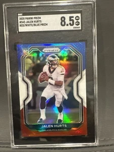 2020 Panini Prizm - Rookie Jalen Hurts #343 Red White & Blue Prizm (RC) - Picture 1 of 2