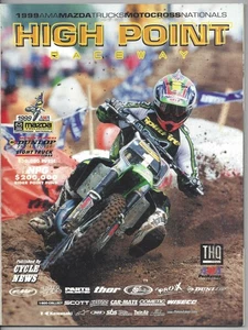 Vintage High Point Nationals 1999 AMA Motocross Program Ricky Carmichael - Picture 1 of 1
