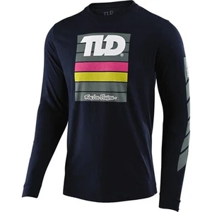 Troy Lee Designs Pregame Long Sleeve Tee | Navy Blue | Sz XXL - Picture 1 of 4