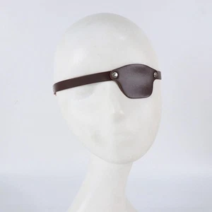 Cosplay Eye Patch Medieval Gothic Cosplay Adults Retro Design PU Leather - Picture 1 of 4
