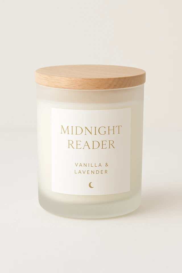 Midnight Reader - Homemade Soy Candle - 8 Oz - Image 1 of 4