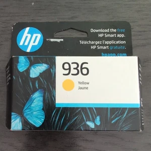 Oryginalny żółty wkład atramentowy HP 936 HP OfficeJet, OfficeJet Pro 4S6V1LN EXP 7/25 - Zdjęcie 1 z 5