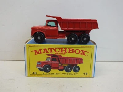 LESNEY MATCHBOX NO48 DODGE TIPPER TRUCK EXCELLENT BOXED (L553) - Image 1 of 4