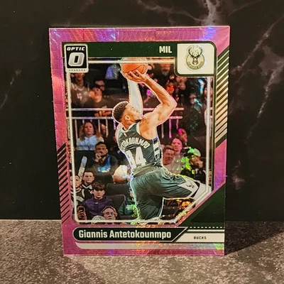 Giannis Antetokounmpo 2024-25 Panini Donruss Optic Pink #176 — 第 1/2 张图片