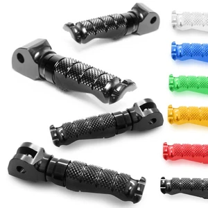 Black CNC Front Rear R-FIGHT Footpegs For ER-6N 09 10 11 12 13 14 15 16 - Picture 1 of 6