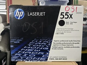 HP 55X Cartuccia Toner LaserJet Originale ad Alta Rendimento, CE255X - Nero - Foto 1 di 1