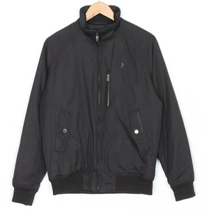 PEAK PERFORMANCE ALEX Black Quilt Lined Padded Bomber Jacket Men Size S MJ2251 - Bild 1 von 9