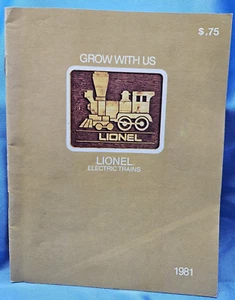 Catálogo Trenes Eléctricos Lionel Grow With Us 1981 De Colección - Imagen 1 de 7