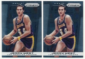 JERRY WEST LOT OF (2) 2013/14 PANINI PRIZM #239 LOS ANGELES LAKERS MINT - Picture 1 of 2