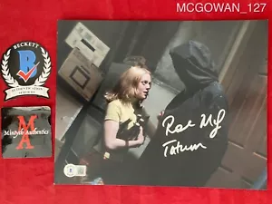 ¡FOTO FIRMADA DE 8x10 ROSA MCGOWAN AUTOGRAFIADA! ¡GRITA! ¡TATUM! ¡AUTENTICIDAD BECKETT! ¡HORROR! - Imagen 1 de 3