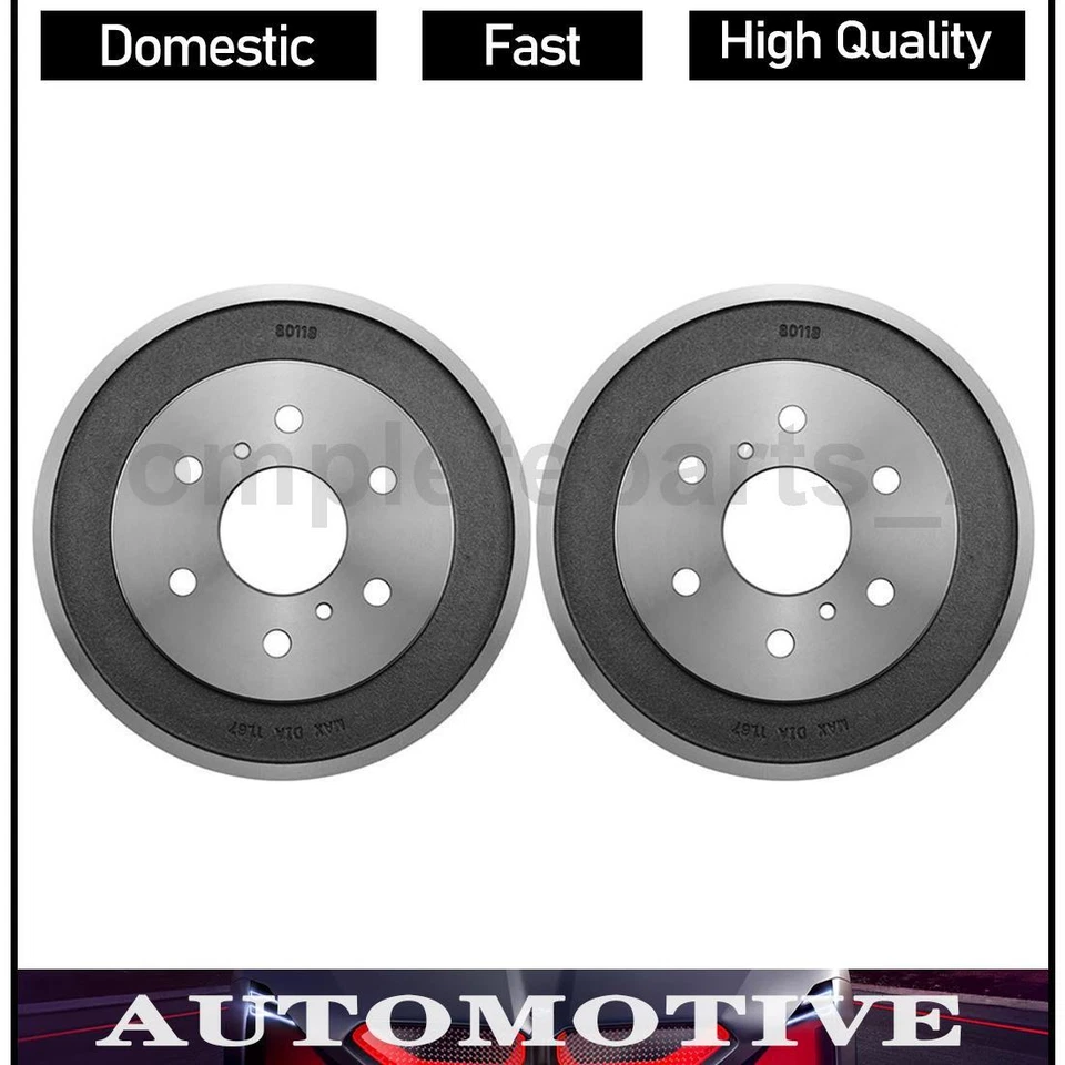 2 tambores de freno traseros para Chevrolet Silverado 1500 2005-2008 Foto 1 de 4