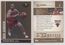 2008-09 Topps Co-Signers Bronze Foil /299 Ben Gordon #7