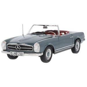 Mercedes-Benz W 113 - 230 SL pagoda techo blando 1963-1966 azul gris 1:18 nuevo embalaje original - Imagen 1 de 7