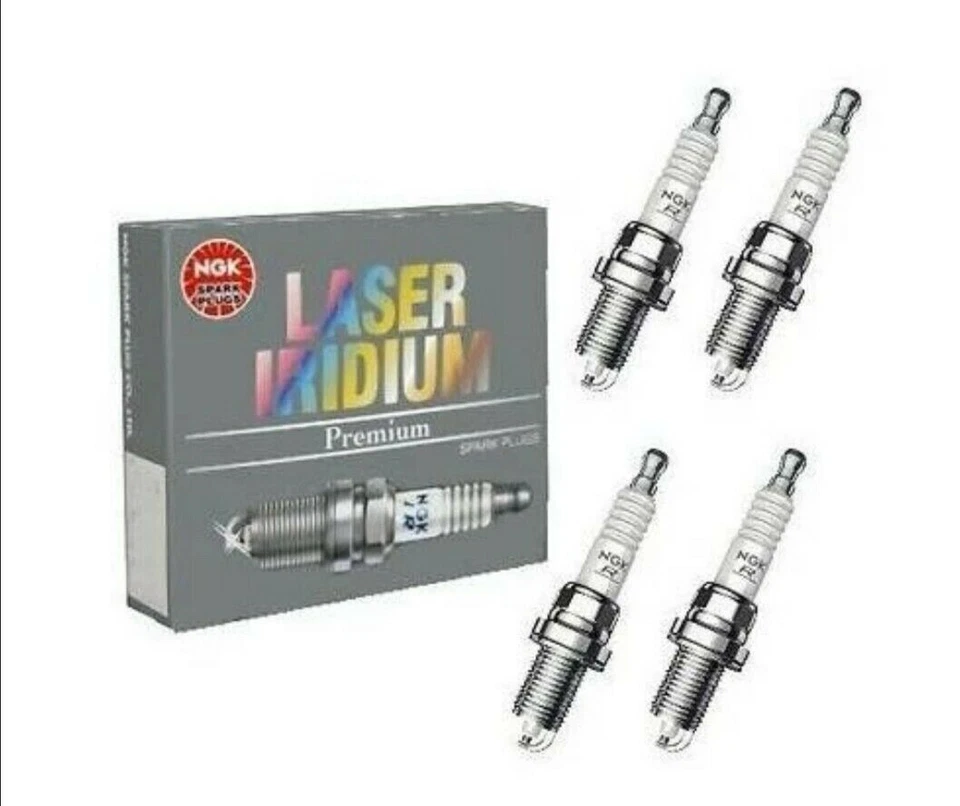 CANDELE ABARTH 500 595 695 GRANDE PUNTO ORIGINALI NGK IKR9J8 IRIDIUM 4 CANDELE - Immagine 1 di 1