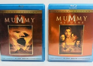The Mummy & The Mummy Returns 2 Movie Blu-ray Bundle Deluxe Edition Brand New - Picture 1 of 5