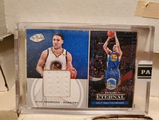 Klay Thompson 2017-18 Panini Eternal Game-Worn NBA Finals Jersey Relic 1/25