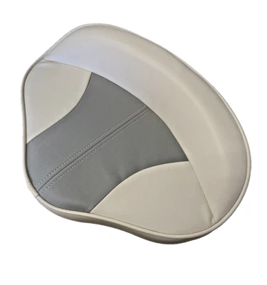 Asiento trasero de fundición gris/blanco roto asequible para bote de lubina y bote de pesca Foto 1 de 4