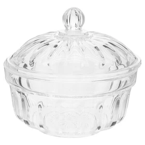 Food Storage Canister Clear Plastic Candy Jar Clear Candy Jar Lid - Picture 1 of 12