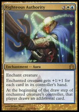 Magic the Gathering MTG Righteous Authority (189) Return to Ravnica   LP