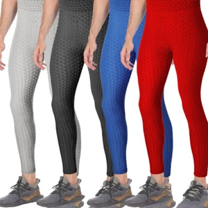 Leggings Tik Tok Compresión Butt Levantamiento Pantalones Correr Deportes Yoga Pantalones Hombres - Imagen 1 de 20