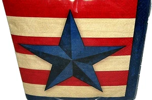 PATRIOTIC ~ Luncheon Napkins ~ NATIONAL PRIDE ~ 60ct. ~ 2 ply 12 7/8" X 12 3/4" - Picture 1 of 1