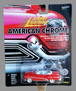 2000 Johnny Lightning 1953 BUICK SUPER CONVERTIBLE RED America Chrome Serie 1:64 - Picture 1 of 15