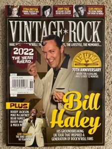 VINTAGE ROCK Feb Mar 2022 BILL HALEY 70th Ann SUN RECORDS Jimmy Page Pre Led Zep - Picture 1 of 1